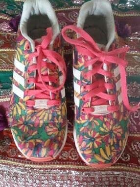 FARM RIO ADIDAS Collab Banana 🍌 Lace-Up Sneakers